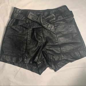 H&M Pleather Shorts